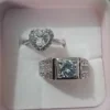 2025 latest lovers ring love witness boyfriend and girlfriend wedding anniversary gift students love adjustable ring